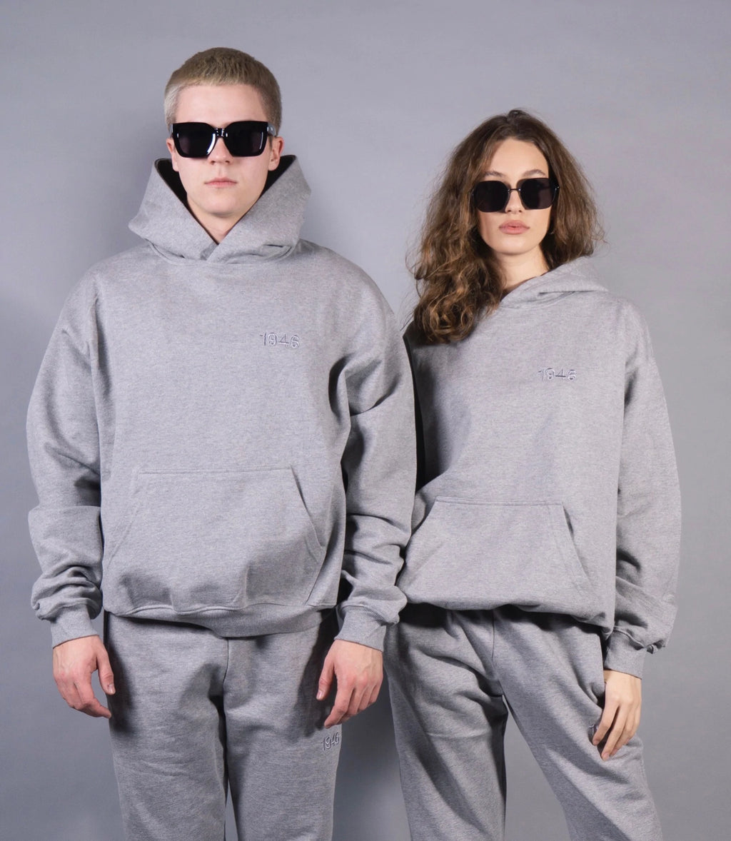 1946 - HOODIE GREY image 1